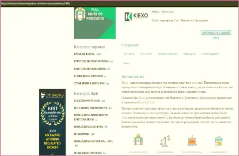 Статья про Форекс компанию Киехо предоставлена на онлайн-ресурсе Директори ФинансМагнатес Ком
