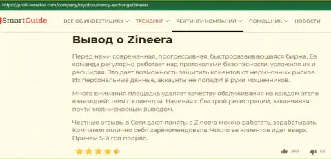О возврате вложений в организации Zinnera Com на сайте Профи Инвестор Ком